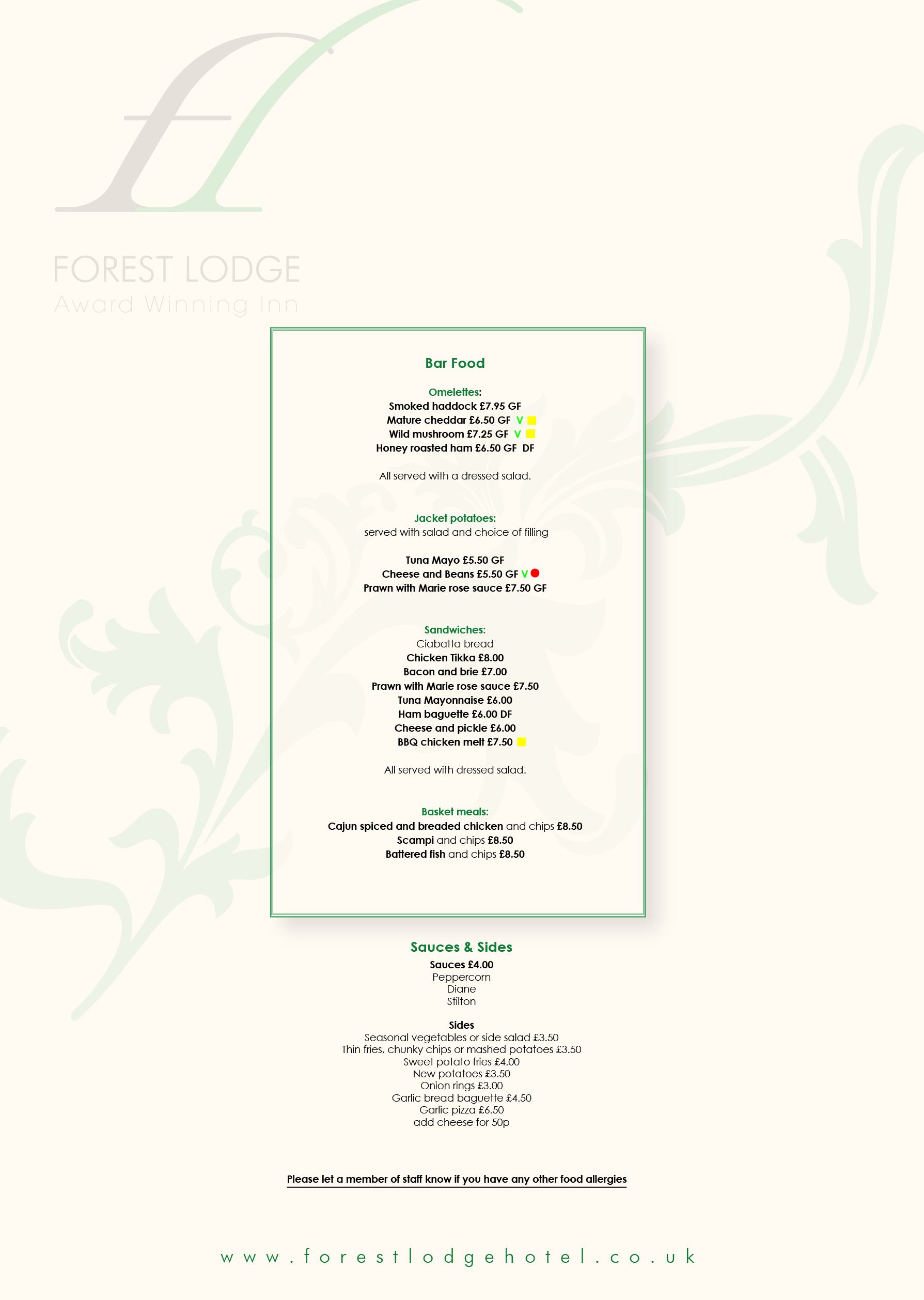 black forest lodge restaurant nashville menu